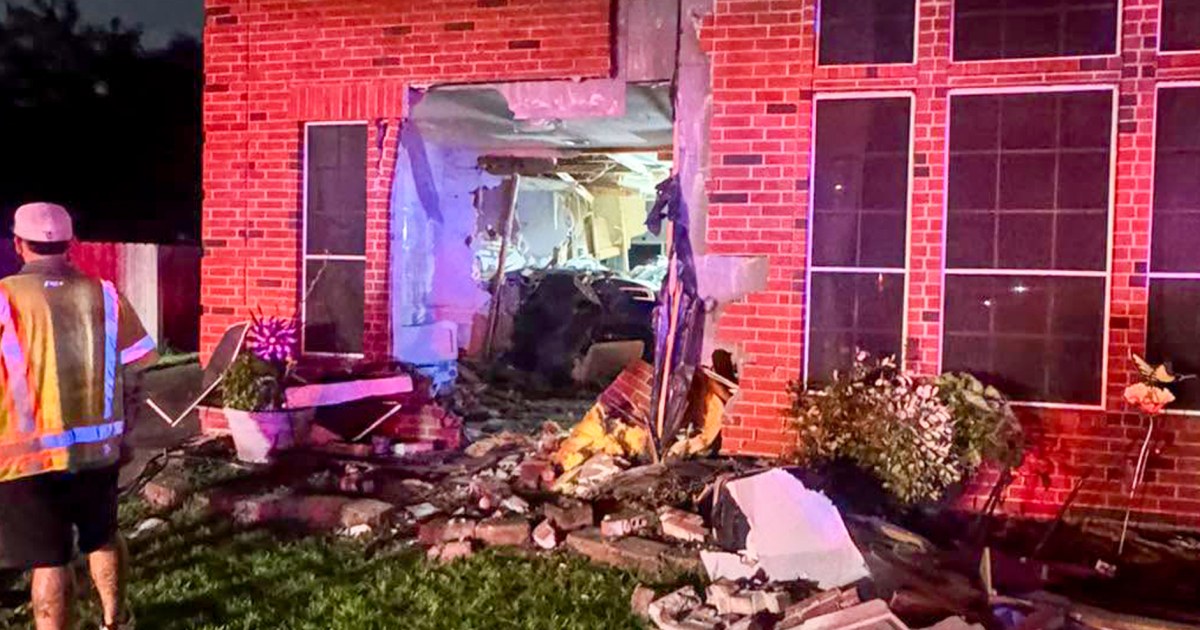 NBC News image for 1 person killed after Tesla on autopilot crashes through Texas home - NBC News