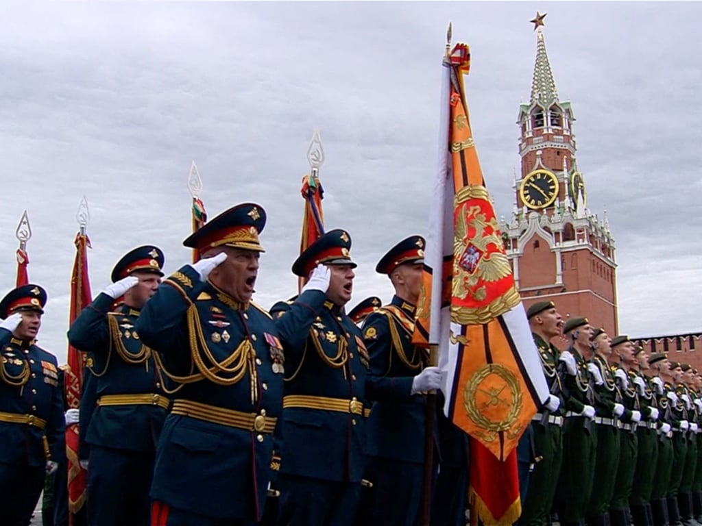 Al Jazeera English image for Russia holds downsized Victory Day parade - Al Jazeera