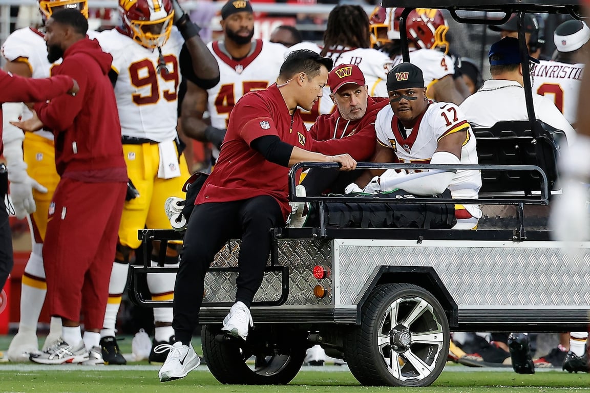 The Washington Post image for Terry McLaurin out for rest of season with torn patellar tendon - The Washington Post