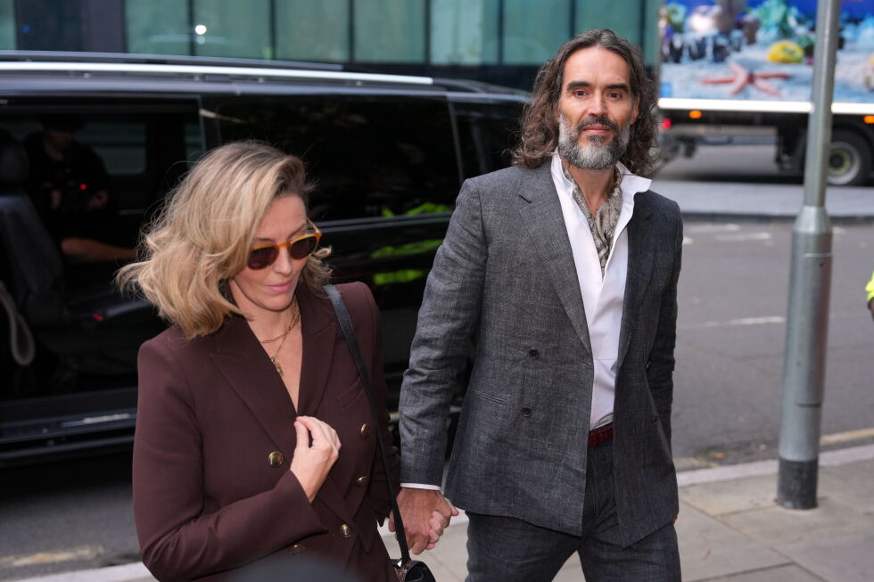 Associated Press image for Russell Brand appears in a London court for trial on rape and sexual assault charges - AP News