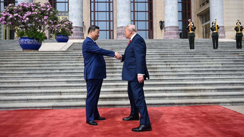 CNN image for Live updates: Xi hails US-China relations as world’s most consequential, but warns Trump on Taiwan - CNN