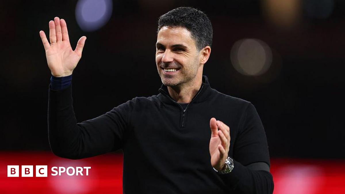 BBC News image for How Arsenal won the title: Boats, fire, an AI song and long-term plans coming to fruition - BBC