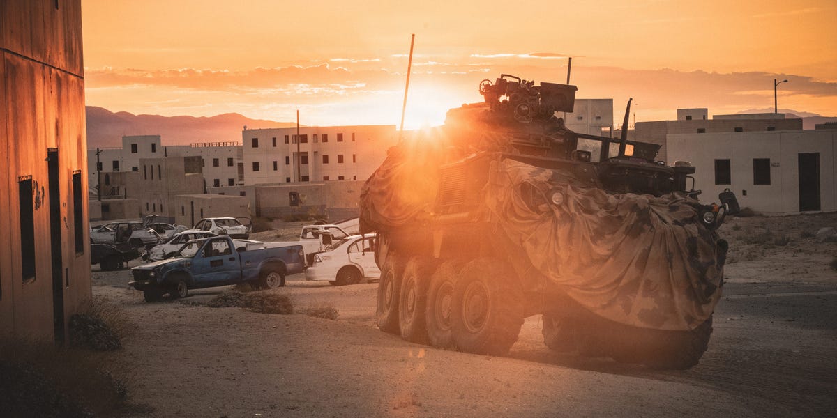 Business Insider image for US soldiers stormed a desert city in preparation for a high-tech war against a top foe. Here's how it went. - Business Insider