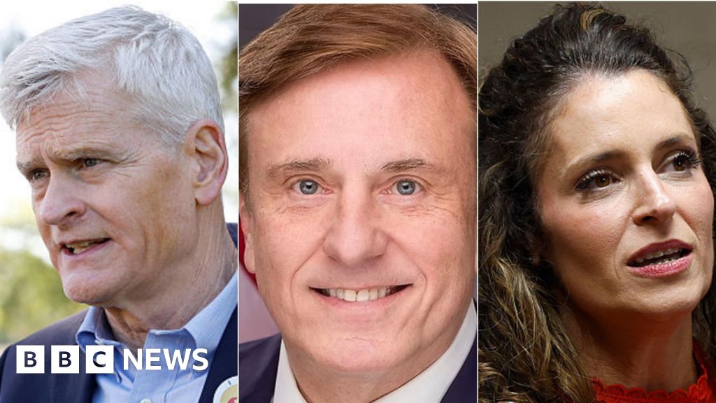BBC News image for Bill Cassidy: Republican senator who voted to convict Trump battles for re-election in Louisiana - BBC