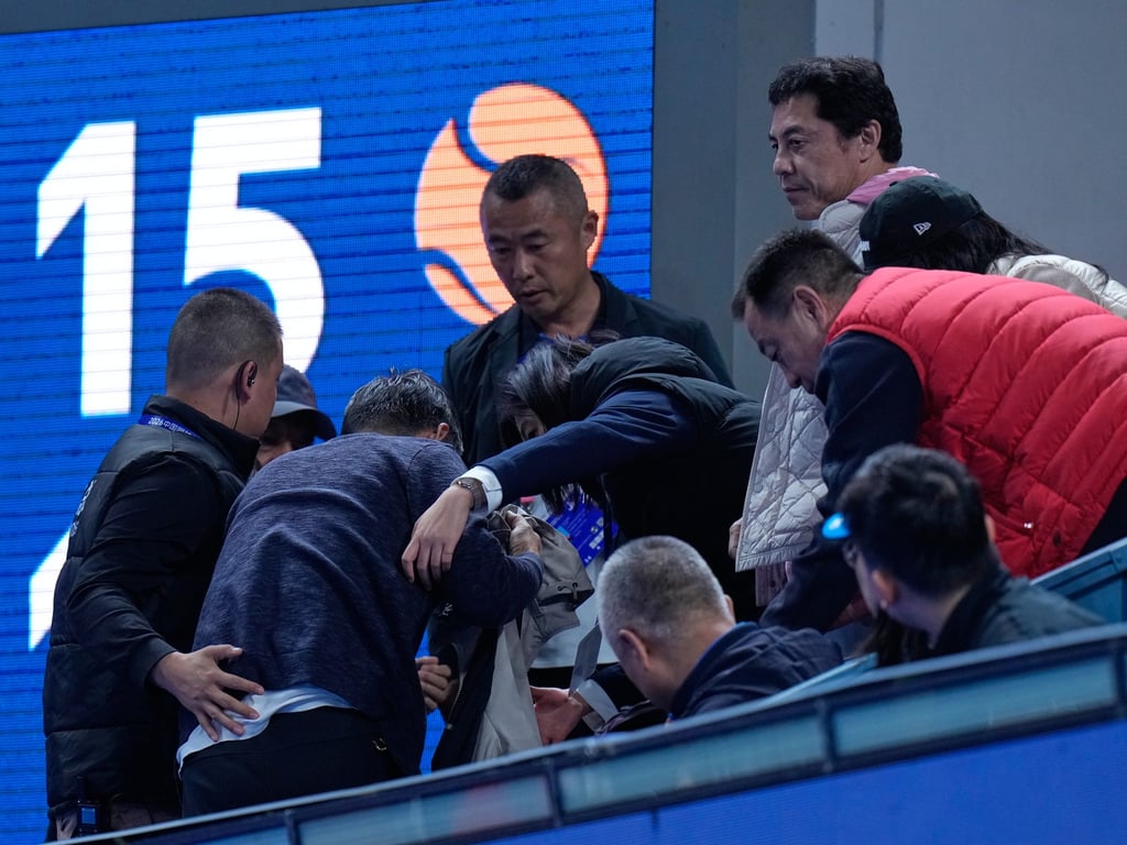 Al Jazeera English image for Medvedev disqualified from China Open for hitting fan with a ball - Al Jazeera