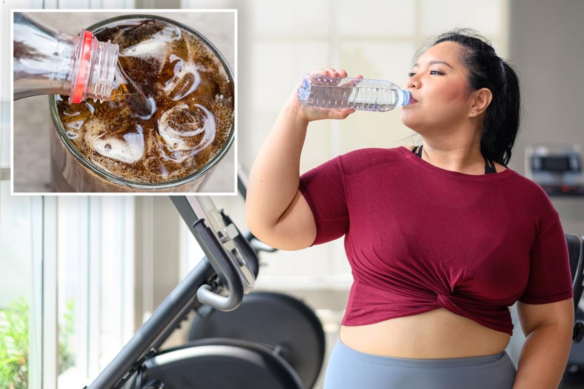 Fox News image for Study reveals whether diet soda or water is better for weight loss - New York Post
