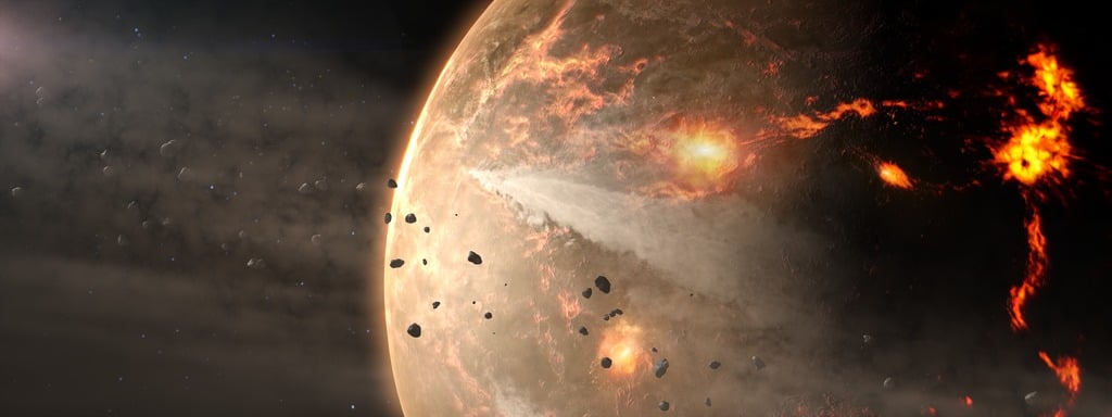 Ars Technica image for The missing 500 million: Cosmic bombardment melted Earth's first crust - Ars Technica