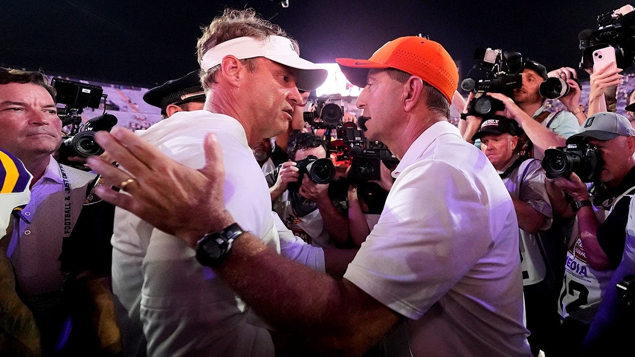 Fox News image for LSU had a revival, Clemson was at a funeral: Lane Kiffin’s debut sends a loud message to college football - Fox News