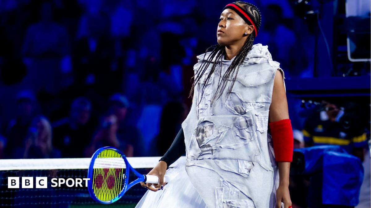 BBC News image for US Open 2026: Naomi Osaka pays homage to NBA star Allen Iverson with New York outfit - BBC