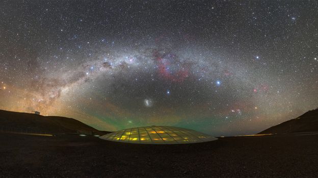 BBC News image for In the Atacama Desert, astronomers live and work in a James Bond villain lair - BBC