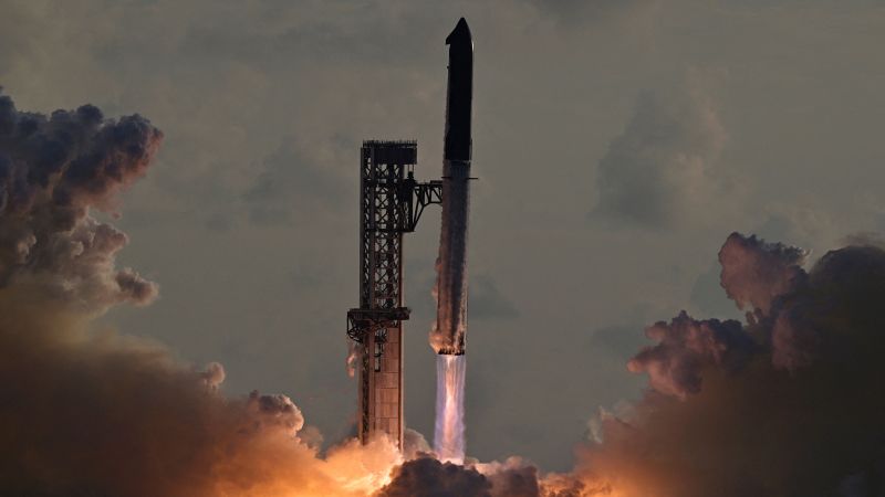CNN image for Live updates: SpaceX reaches orbit in unprecedented Starship test flight - CNN