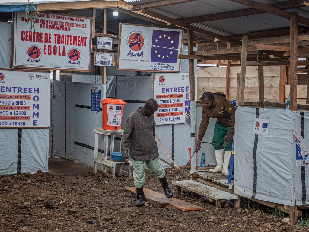 Al Jazeera English image for More than 16,000 doses of Ervebo vaccine arrive in Ebola-hit DR Congo - Al Jazeera