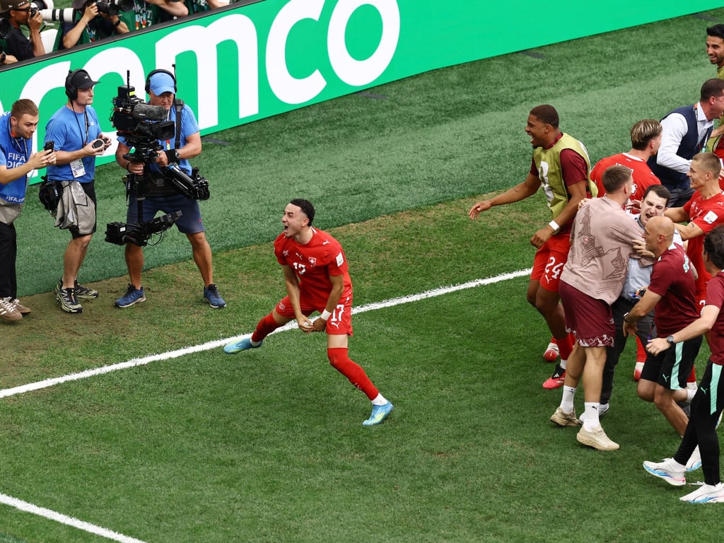 Al Jazeera English image for Switzerland face Argentina in World Cup quarterfinal after beating Colombia - Al Jazeera