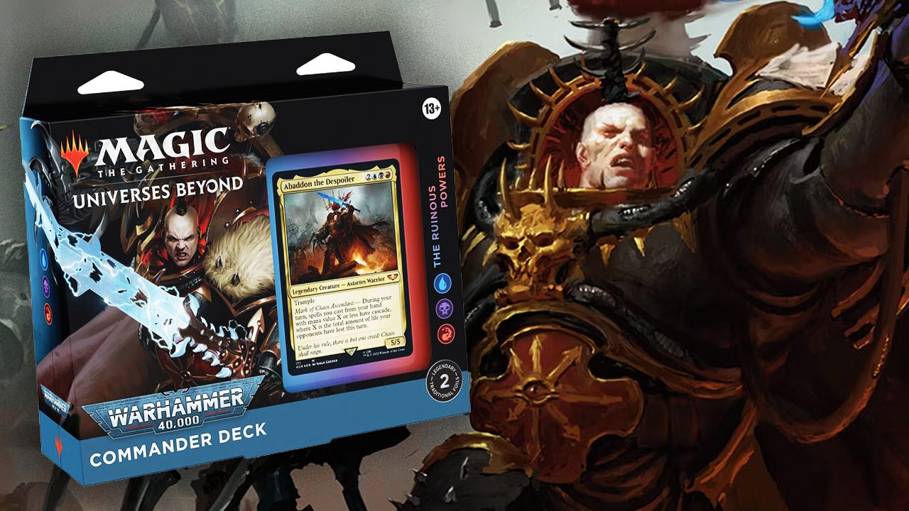 IGN image for Wizards of the Coast Confirms Reprints for Popular MTG Warhammer 40K Commander Decks - IGN