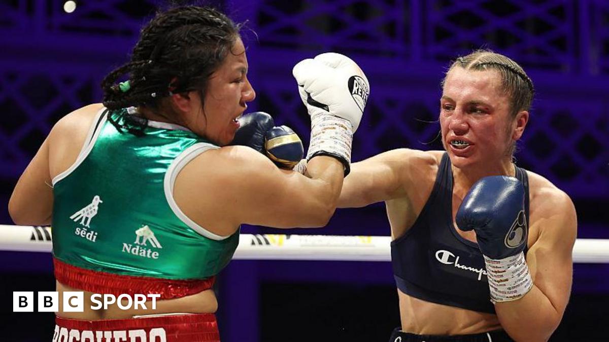 BBC News image for Scotney vs Flores: Ellie Scotney becomes Britain's youngest undisputed champion - BBC