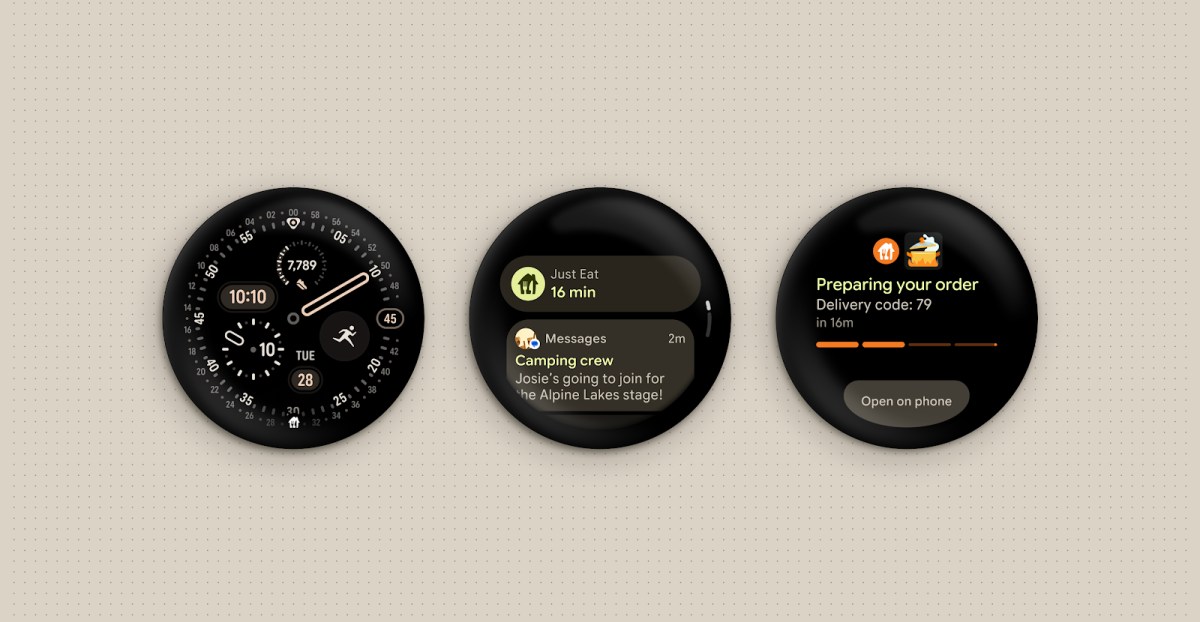 The Verge image for Google launches Wear OS 7 with Live Updates and a battery life boost - The Verge
