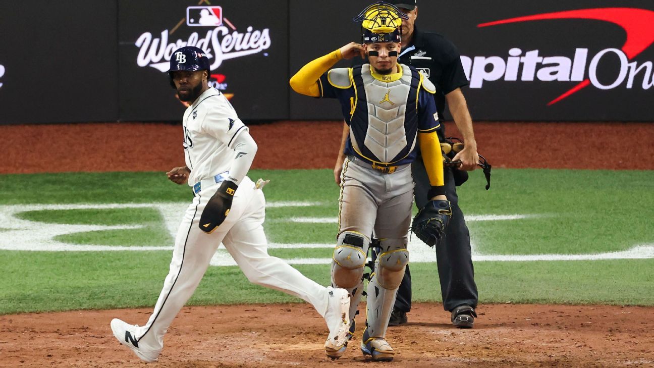 ESPN image for Lineups, live updates from Brewers-Rays World Series Game 5 - ESPN