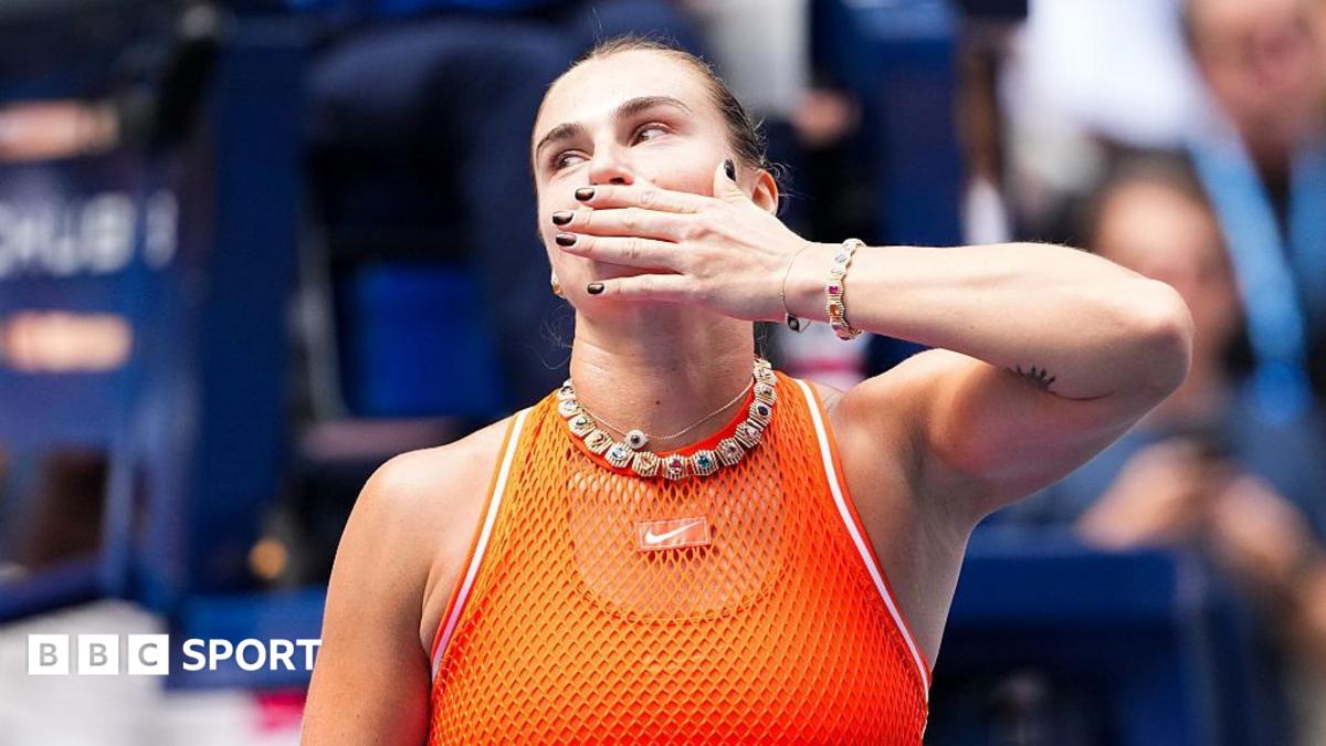 BBC News image for 'It's so strong' - Sabalenka halts play over cannabis smell - bbc.com