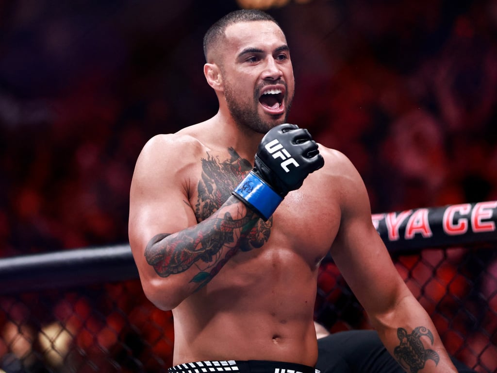 Al Jazeera English image for UFC 327: Ulberg wins light-heavyweight belt with knockout in front of Trump - Al Jazeera