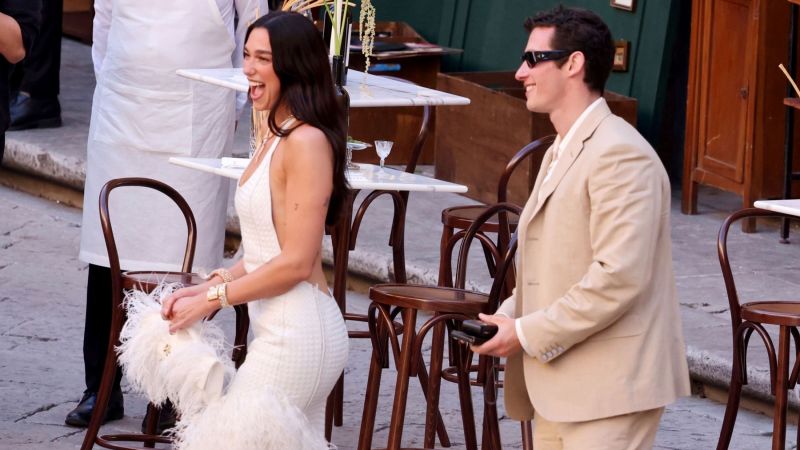 CNN image for Dua Lipa’s Sicilian wedding was a real class act - CNN