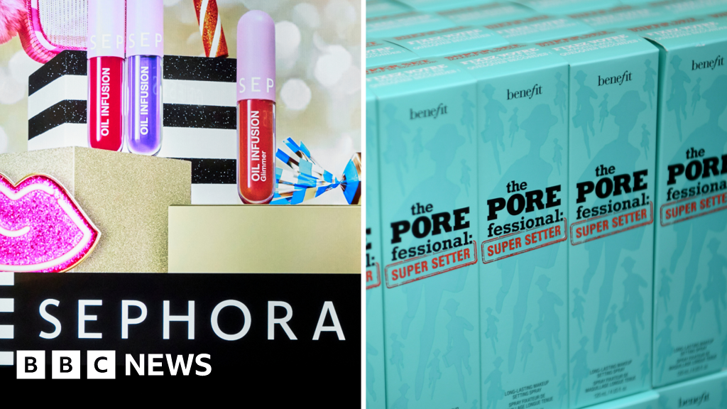 BBC News image for Italy investigates Sephora and Benefit over marketing skincare to children - BBC