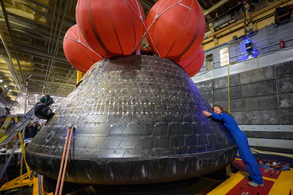 Associated Press image for NASA’s Artemis II moonship returns home to its launch site after historic voyage - AP News