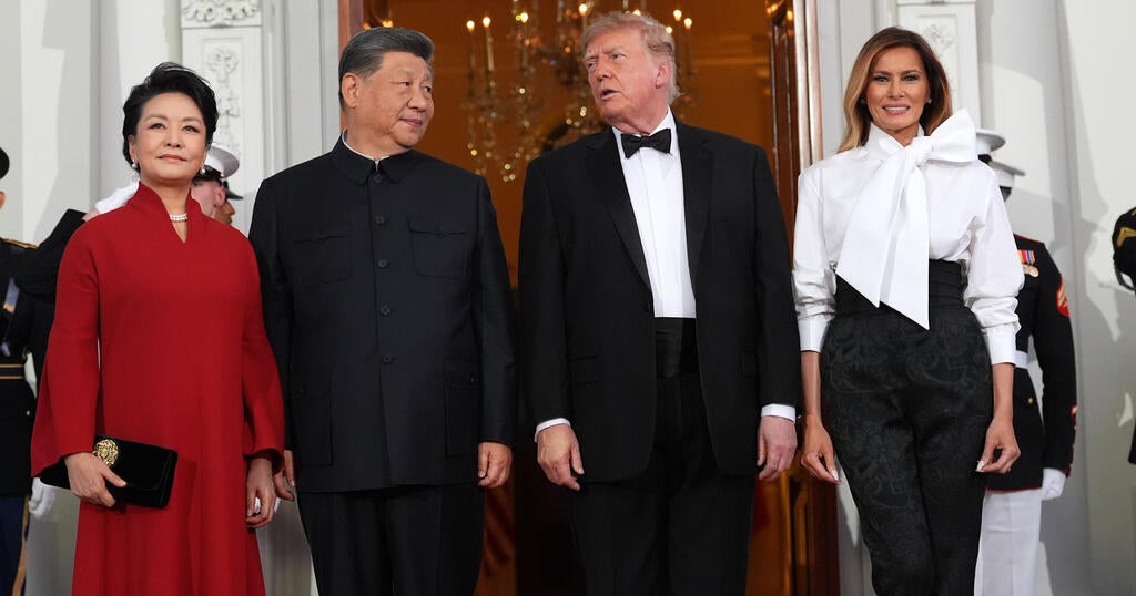 CBS News image for Live Updates: Trump welcomes China's Xi for state dinner at White House after touting "truly great friendship" - CBS News