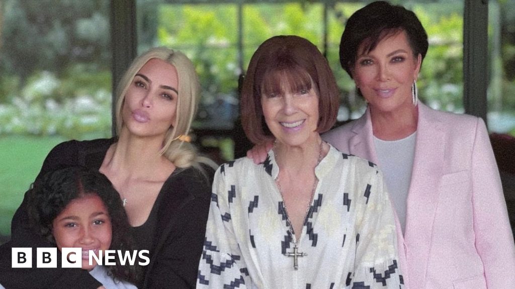 BBC News image for Mary Jo, mother of Kardashian matriarch Kris Jenner, dies aged 91 - BBC