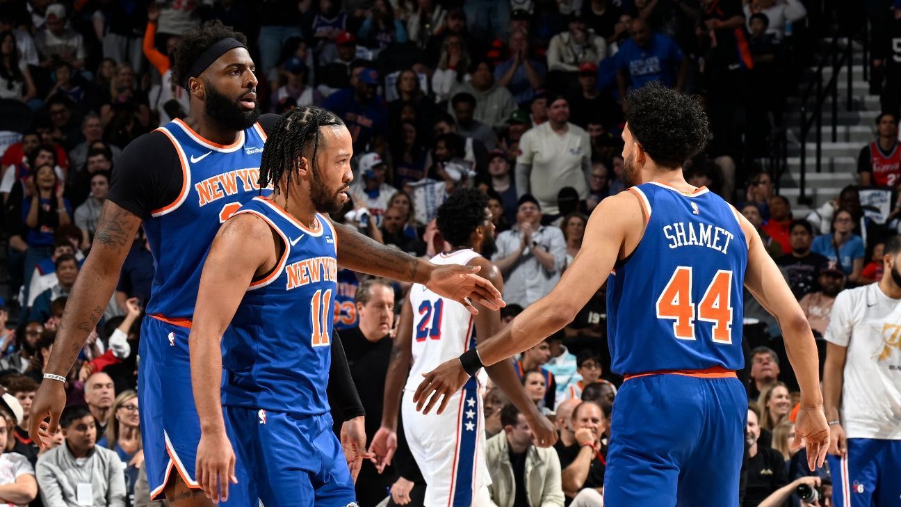 ESPN image for Knicks sweep 76ers, return to Eastern Conference finals - ESPN
