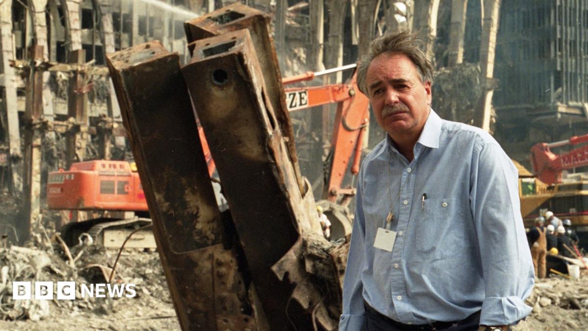 BBC News image for The Yorkshire man who survived 9/11 and filmed tower collapsing