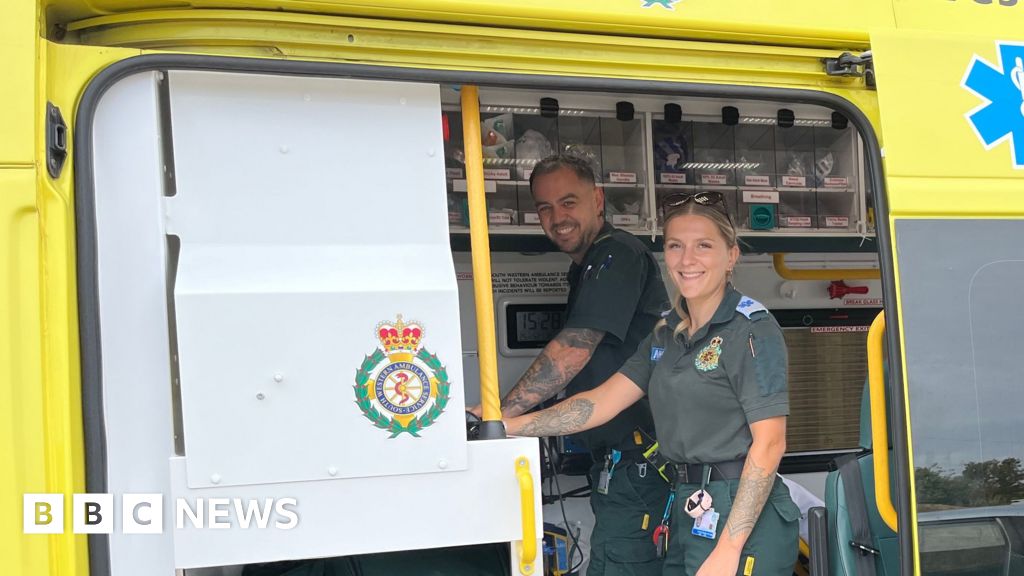 BBC News image for What it is like on a 10-hour shift as a paramedic during the summer - BBC