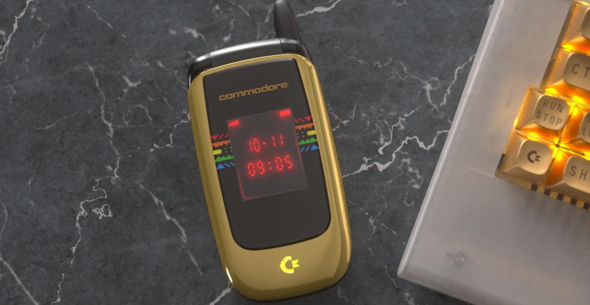The Verge image for After resurrecting an iconic PC brand, Commodore is getting into flip phones - The Verge