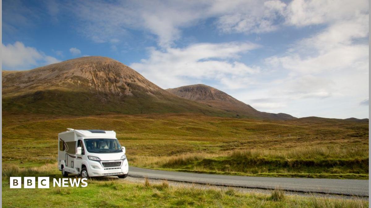 BBC News image for 'I see tourists pee in front of my house': The campervan problem on the Isle of Skye