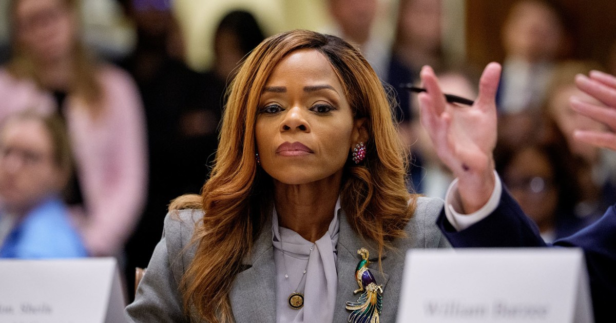 NBC News image for Democratic Rep. Sheila Cherfilus-McCormick resigns minutes before hearing on whether she should be expelled - NBC News