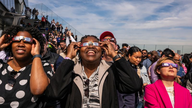 CNN image for Protect your eyes while enjoying the spectacle of a total solar eclipse - CNN