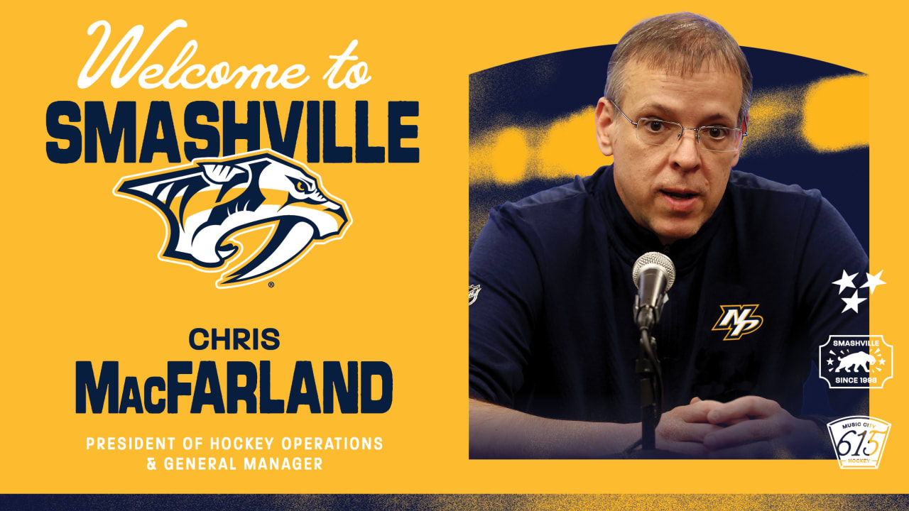 NHL News image for Predators Hire Chris MacFarland as President of Hockey Operations and General Manager - NHL.com