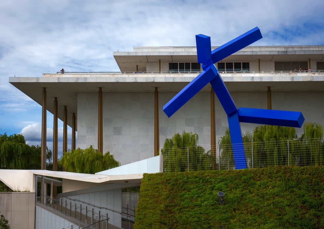 The Washington Post image for Kennedy Center removing landmark ‘Blue’ sculpture from campus - The Washington Post