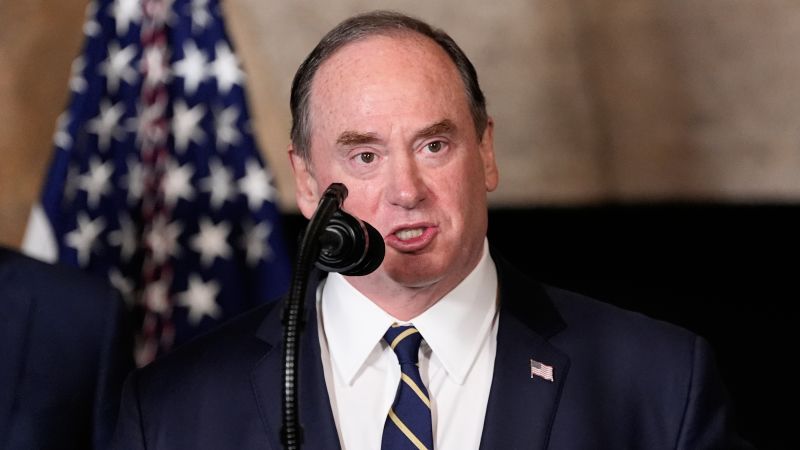 CNN image for Navy Secretary abruptly leaves job as US naval blockade of Iran continues - CNN