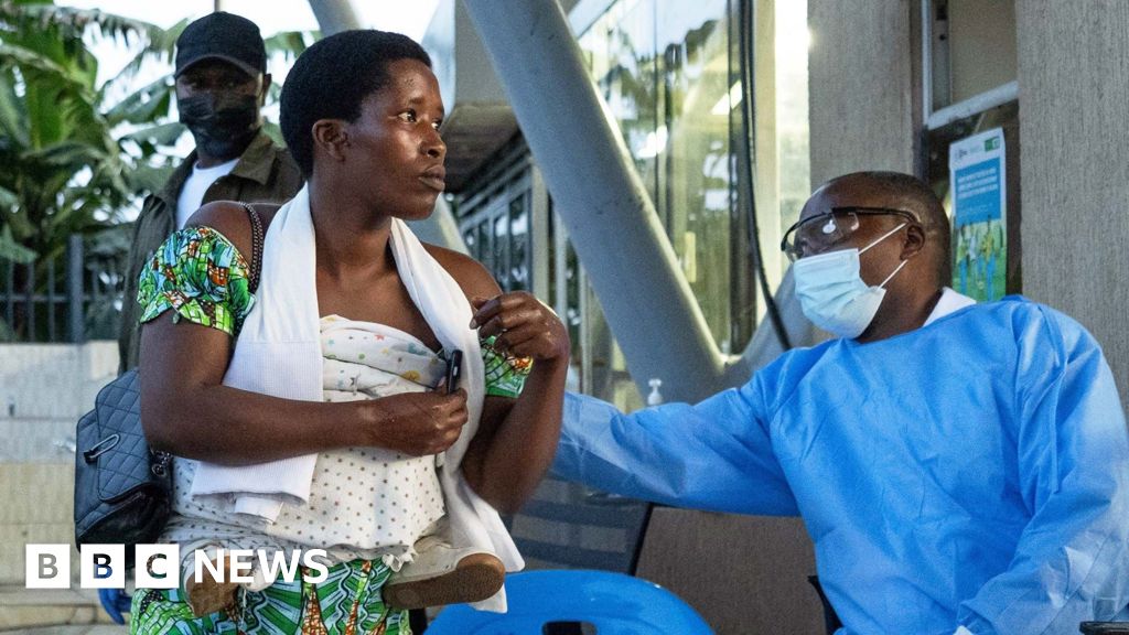 BBC News image for 'Ebola has tortured us': Fear as DR Congo outbreak spreads - BBC