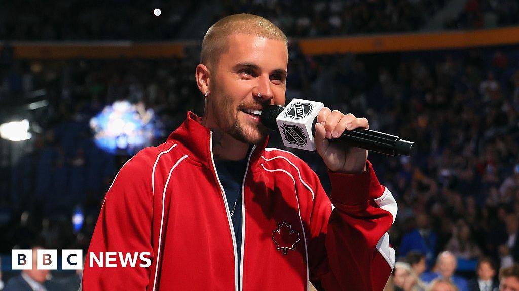 BBC News image for Justin Bieber joins Madonna, Shakira, BTS at Fifa World Cup half-time show - BBC