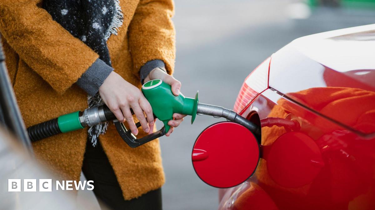BBC News image for Petrol price above 150p a litre for first time in nearly two years