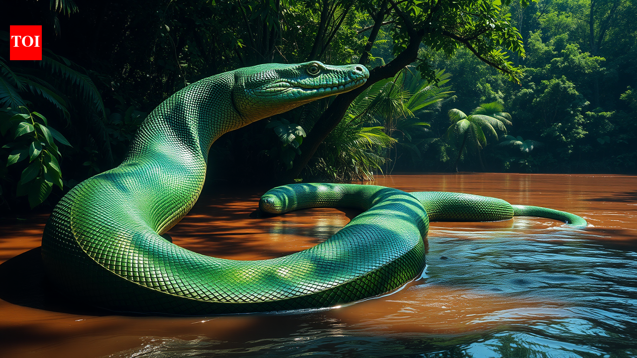 The Times of India image for Green Anaconda: The world's largest snake and the sacred creator of the Amazon - The Times of India