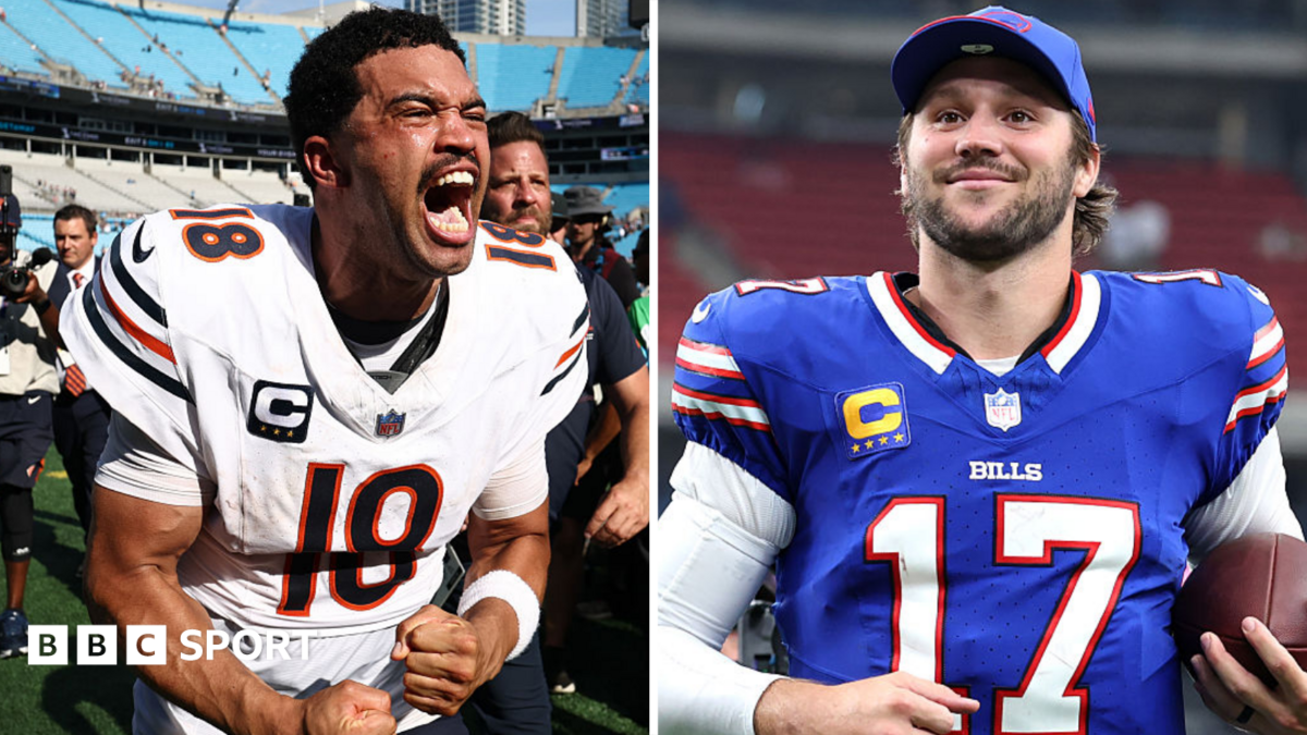 BBC News image for NFL results: Chicago Bears, Buffalo Bills & Baltimore Ravens win on record-breaking Sunday - BBC