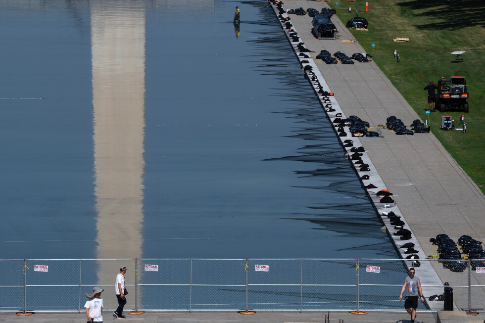 Associated Press image for Trump’s administration won’t seek new bids to repair the Lincoln Memorial Reflecting Pool - AP News