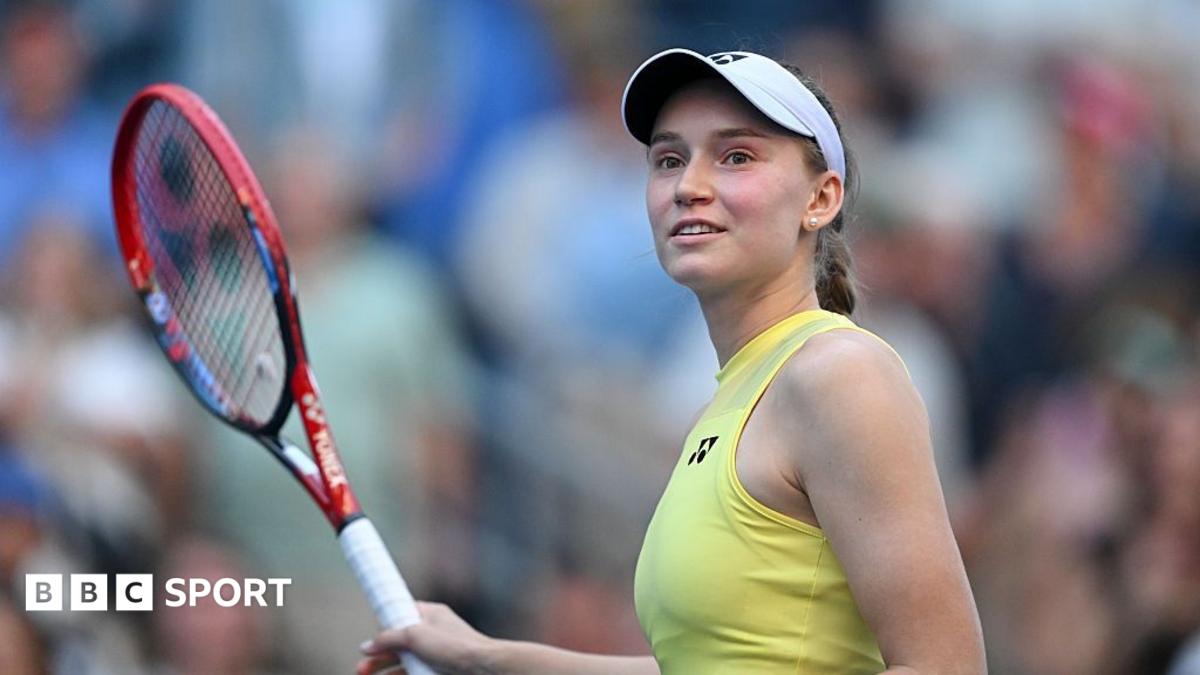 BBC News image for US Open 2026 results: Elena Rybakina sweeps aside Naomi Osaka to close in world number one ranking - BBC