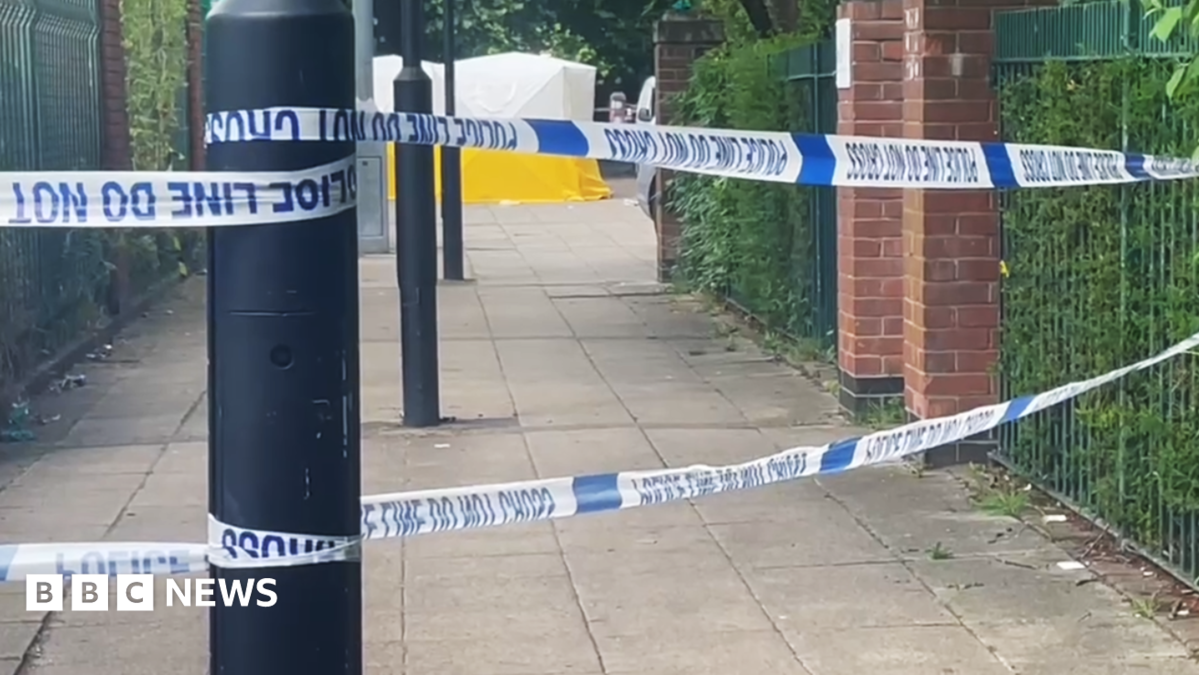 BBC News image for Three men die in White City building fire