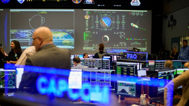 BBC News image for The nerve centre running a new mission to the Moon - bbc.com