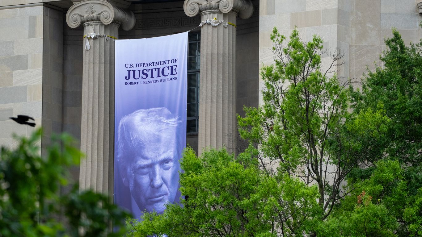 Axios image for Judge sanctions Trump's lawyers for IRS settlement, anti-weaponization fund - Axios