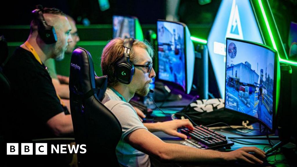 BBC News image for Twitch faces backlash over Amazon training AI on its users' livestreams - BBC
