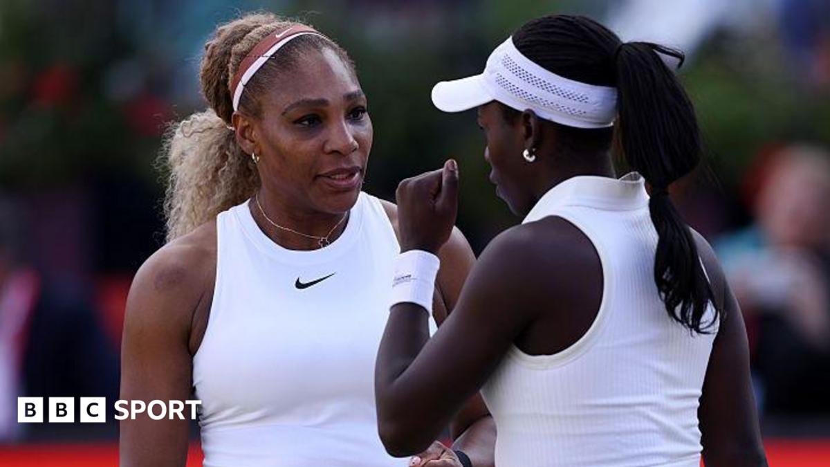 BBC News image for Williams' Queen's run over as injured Mboko withdraws - BBC
